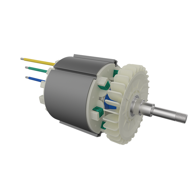 HPBL7250 Mótar DC gan scuab 3500W Mótar BLDC le haghaidh Meaisín Gearrtha