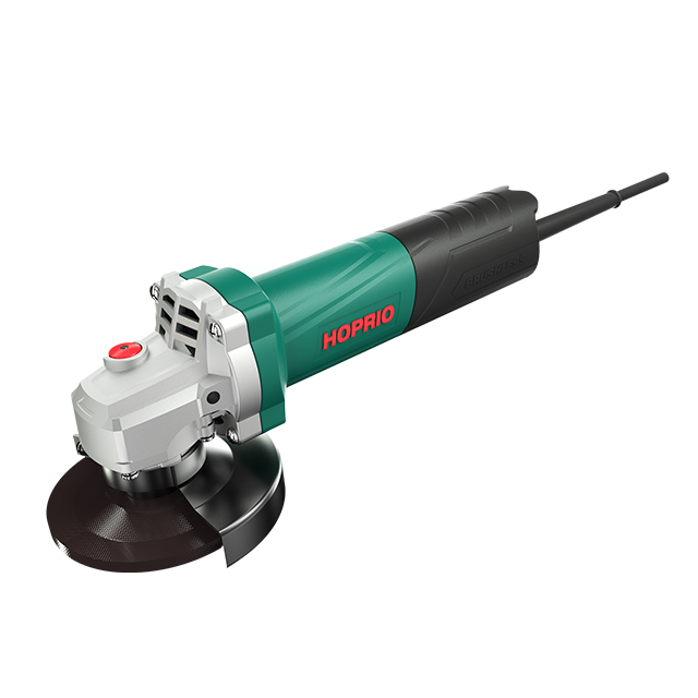 1050W Lightweight 4inch Cumhacht AC Grinder 100mm Meaisín Grinder Leictreach Leictreach Scuab gan stró