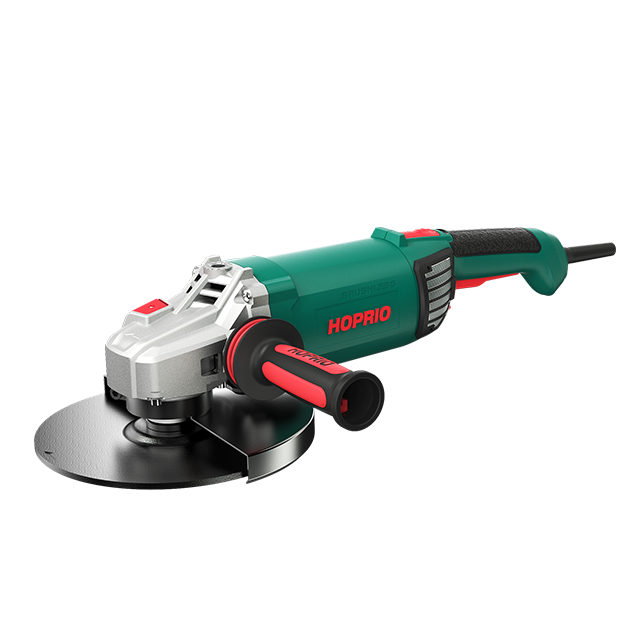Hoprio/OEM AC 브러시리스 각도 그라인더 230mm 9 ″ 산업 등급 코드 앵글 그라인더